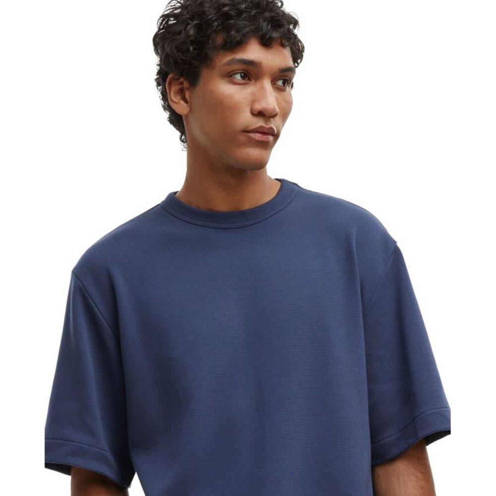 Mode Of One Mens Relaxed-Fit Textured Basic T-Shirt, NWT